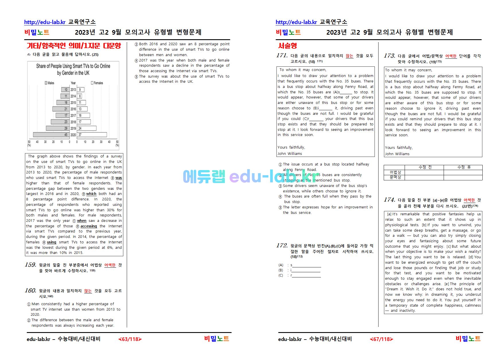 [비밀노트_에듀랩(edu-lab.kr)]2023년_9월_고2모의고사_유형별변형문제(210번 정답추가)