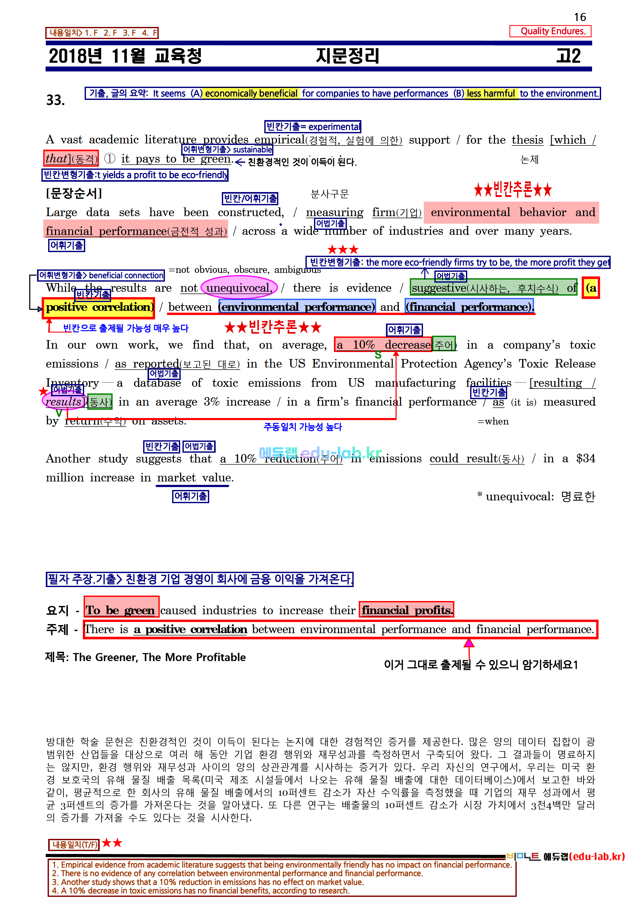 [비밀노트_에듀랩(edu-alb.kr)] 18년 11월 고2 모의고사 신(信)최종찍기_기출문제반영_UpGrade